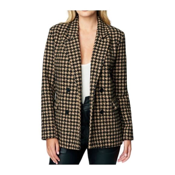 Blank NYC Book Club Blazer in Houndstooth Size S - Picture 1 of 8